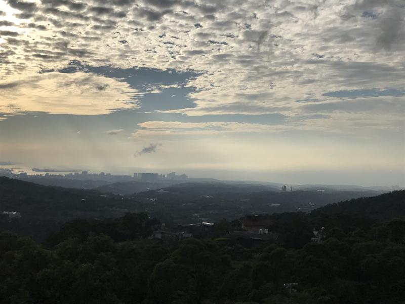 眺望臺北港&淡水新市鎮